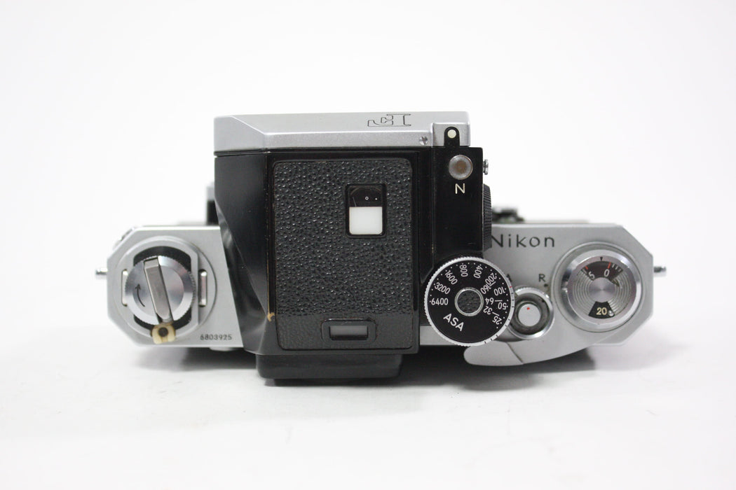 Nikon F 35mm SLR Camera with Nikon 50mm f/2 NIKKOR-H Non AI Lens AS-IS