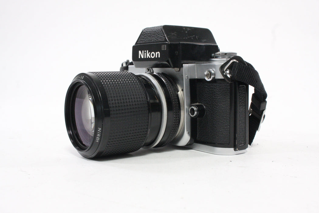 Nikon F2 35mm SLR Camera with 43-86mm f/3.5 Zoom Lens and AP-1 Finder