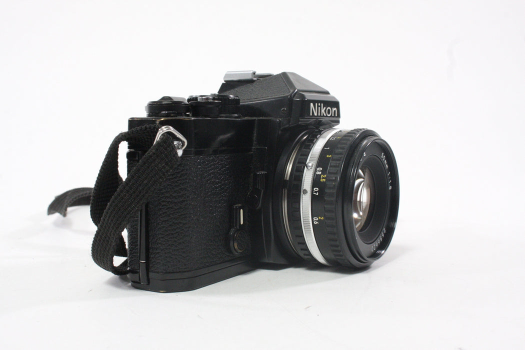 Nikon FE 35mm SLR Camera with 50mm f/1.8 E Lens