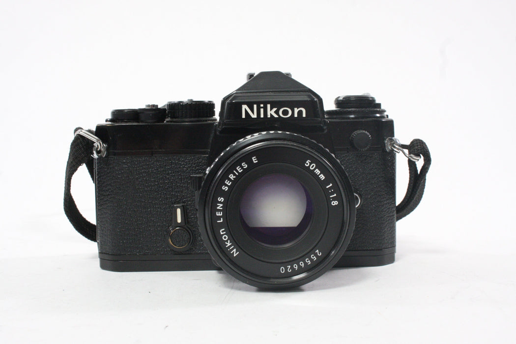 Nikon FE 35mm SLR Camera with 50mm f/1.8 E Lens