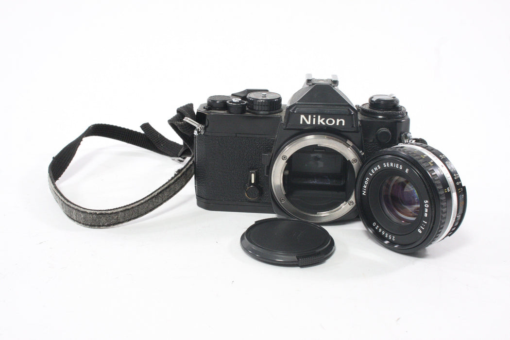Nikon FE 35mm SLR Camera with 50mm f/1.8 E Lens