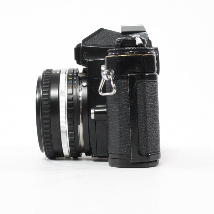 Nikon FE Black Body with E-Series 50mm f/1.8 Lens REFURBISHED