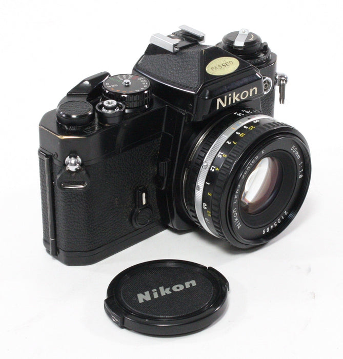 Nikon FE Black Body with E-Series 50mm f/1.8 Lens REFURBISHED