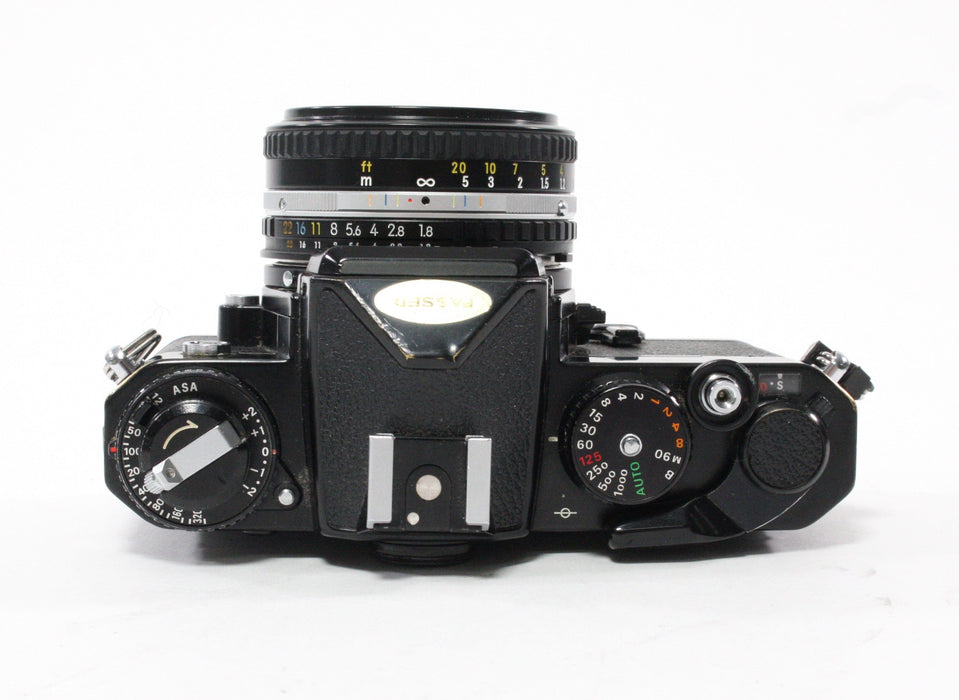 Nikon FE Black Body with E-Series 50mm f/1.8 Lens REFURBISHED