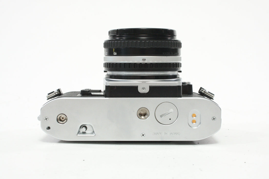 Nikon FG-20 35mm SLR Camera with 50mm f/1.8 E Series F-Mount Lens