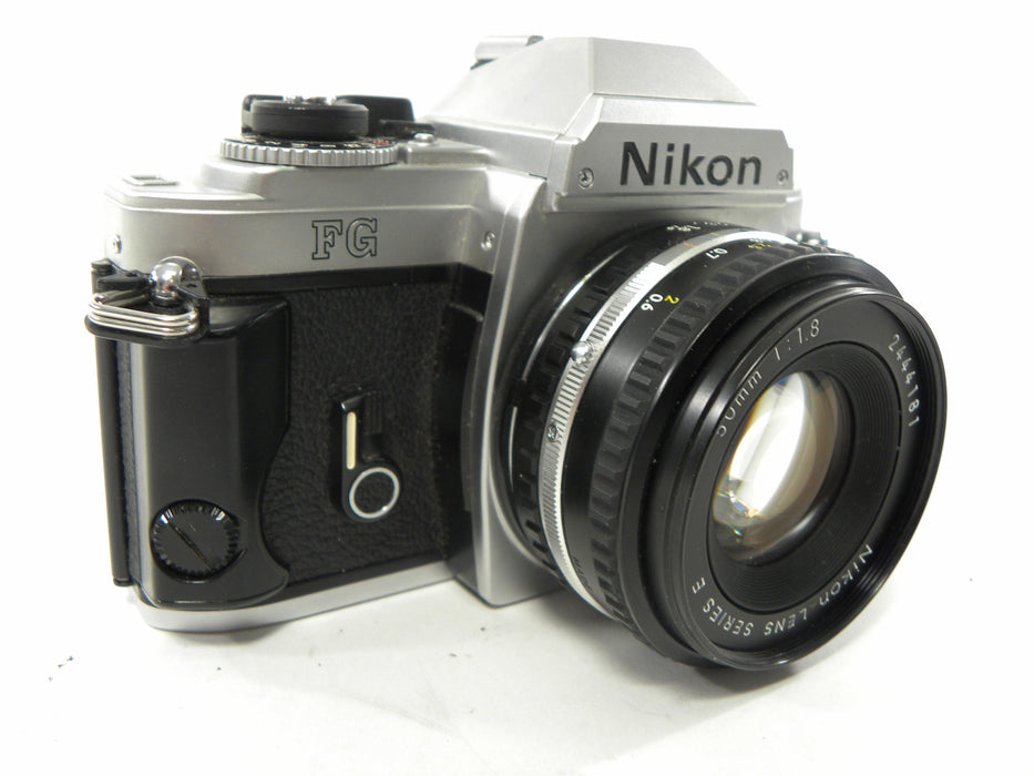 Nikon FG 35mm SLR Camera w/Series E 50mm f1.8