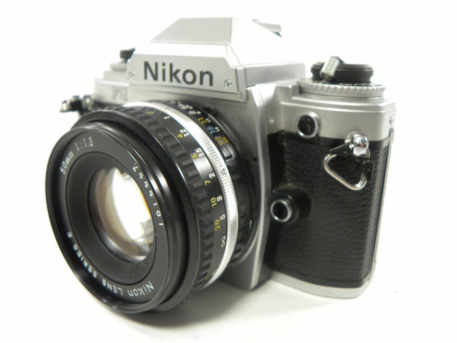 Nikon FG 35mm SLR Camera w/Series E 50mm f1.8