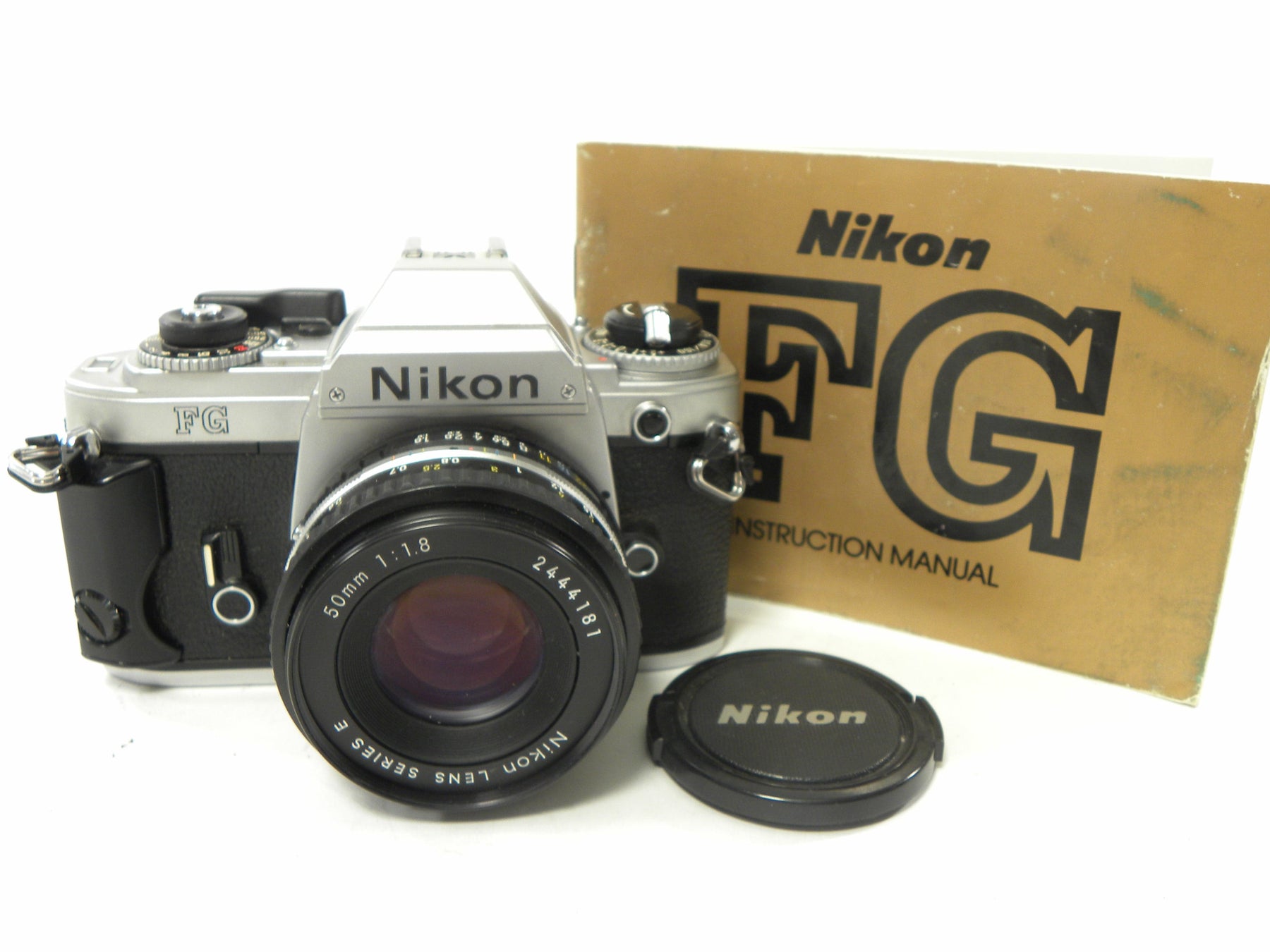 Nikon FG 35mm SLR Camera w/Series E 50mm f1.8