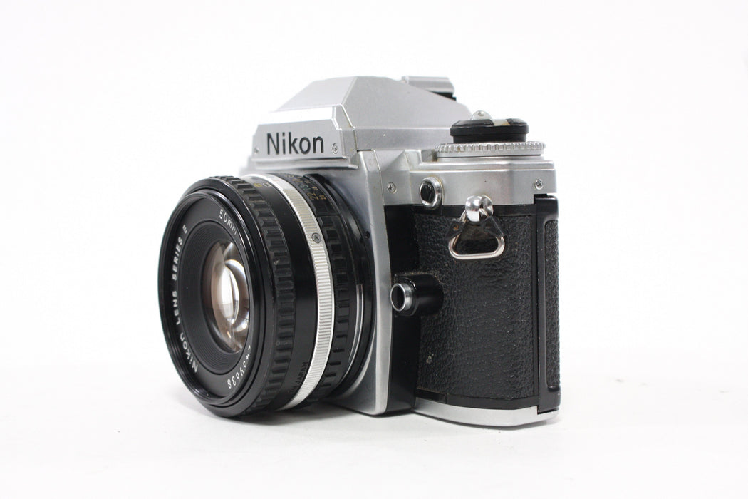 Nikon FG 35mm SLR Camera with 50mm f/1.8 Lens
