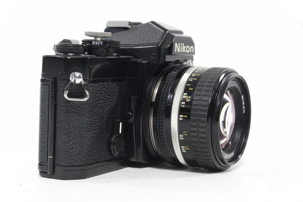 Nikon FM 35mm SLR Camera with 50mm f/1.4 Lens