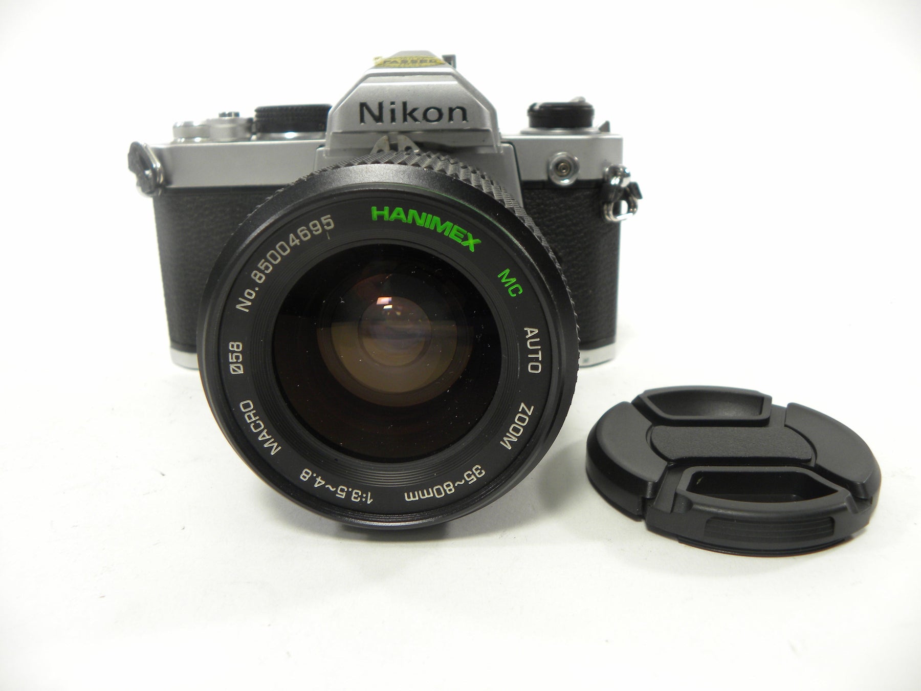 Nikon FM 35mm SLR w/Hanimex MC Auto Zoom 35-80mm f3.5-4.8