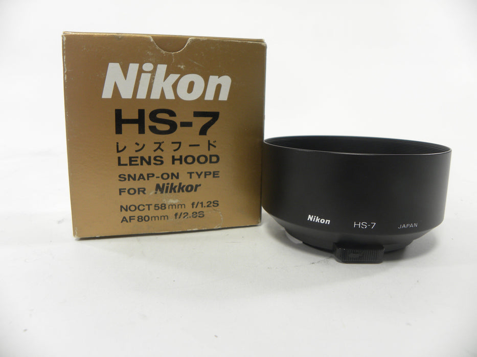 Nikon HS-7 Lens Hood for 105mm f2.8D Micro, 58mm f1.2S, AF 80mm f2.8S