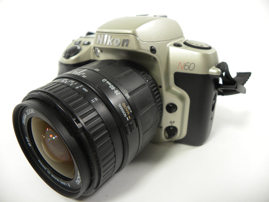 Nikon N60 35mm SLR w/Sigma 28-80 f3.5-5.6