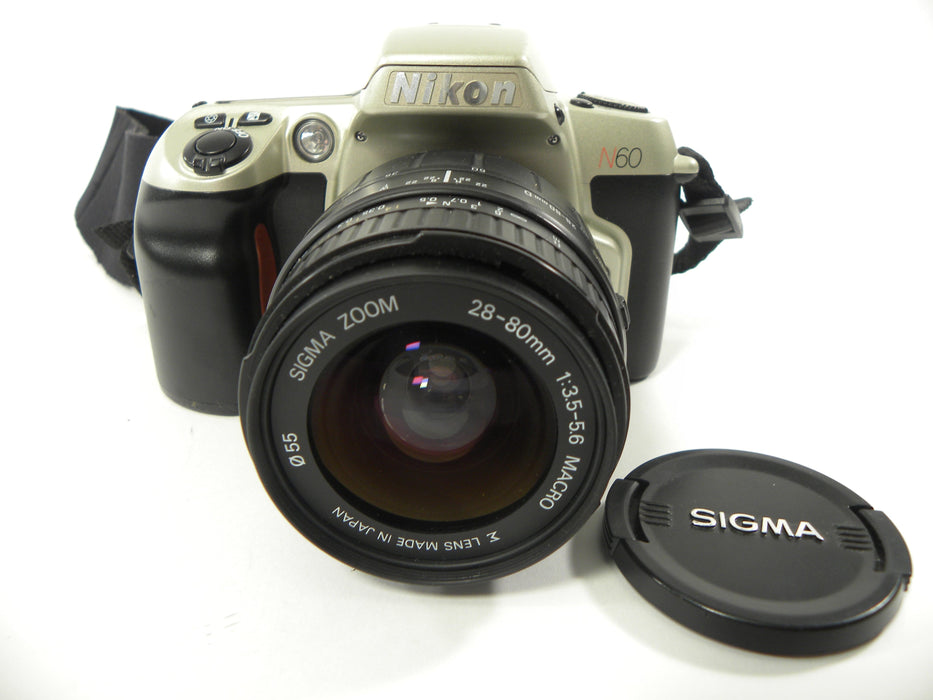 Nikon N60 35mm SLR w/Sigma 28-80 f3.5-5.6