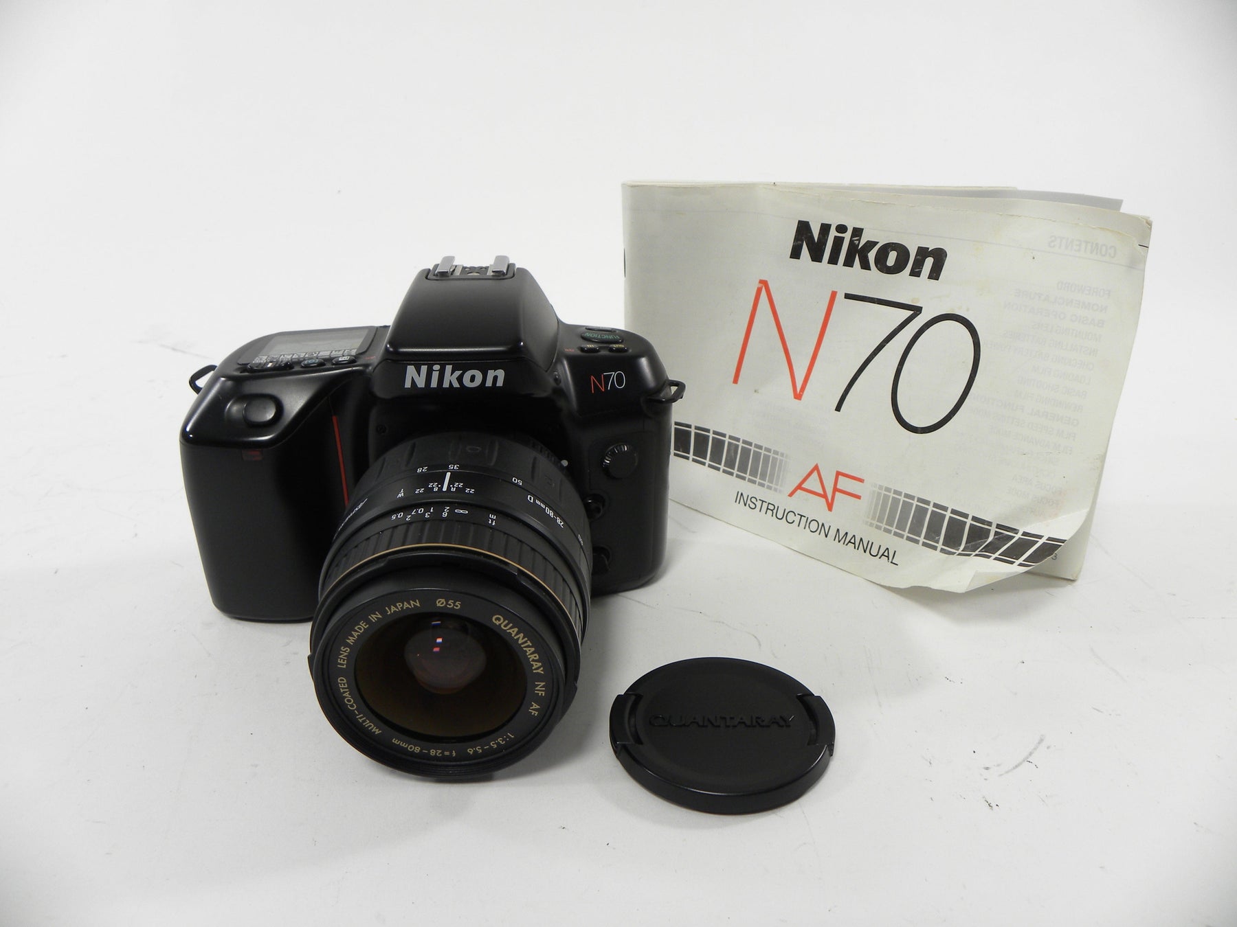 Nikon N70 35mm SLR w/Quantaray 28-80mm f3.5-5.6