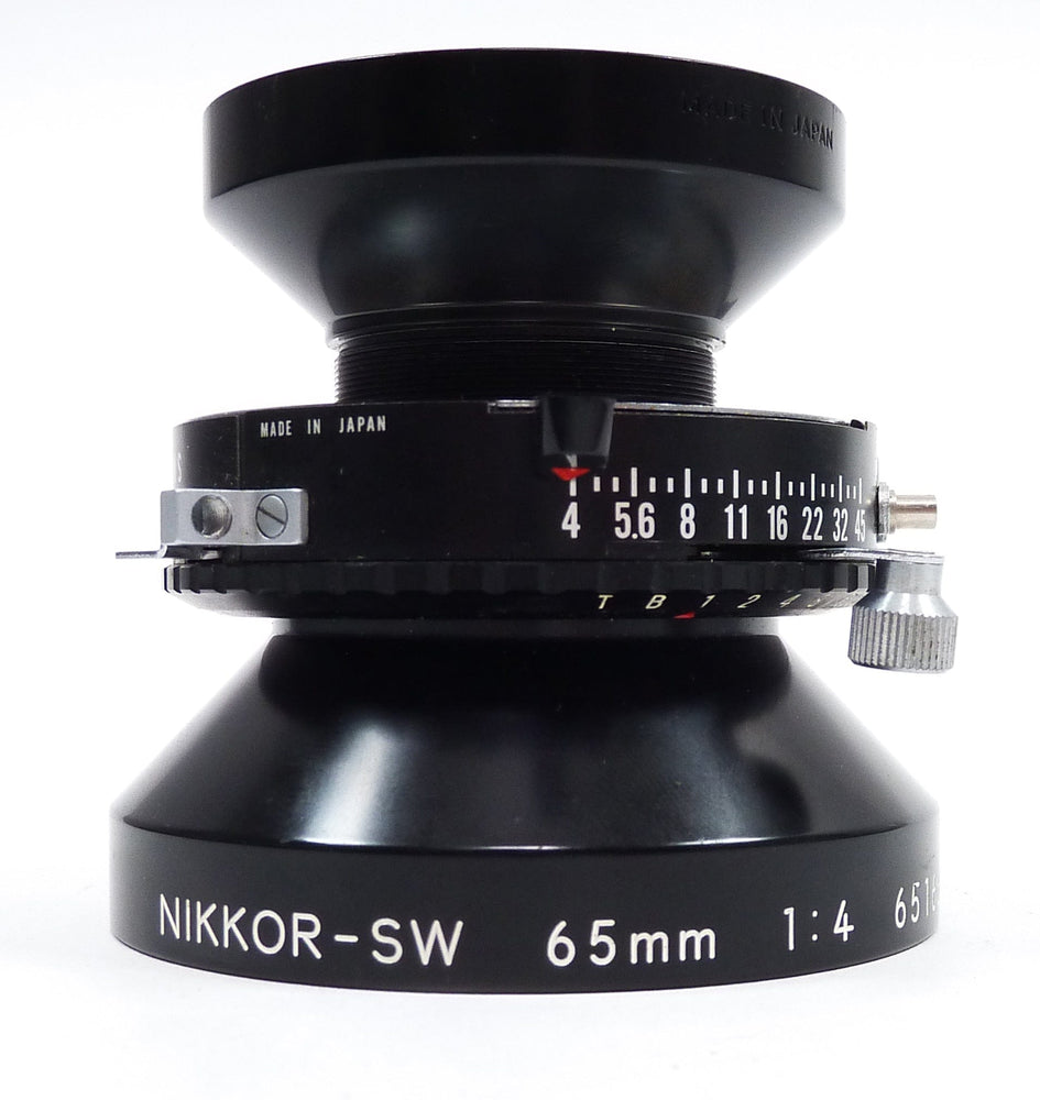 Nikon Nikkor-SW 65mm F4 Lens on Sinar 5.5" x 5.5" Lens Board
