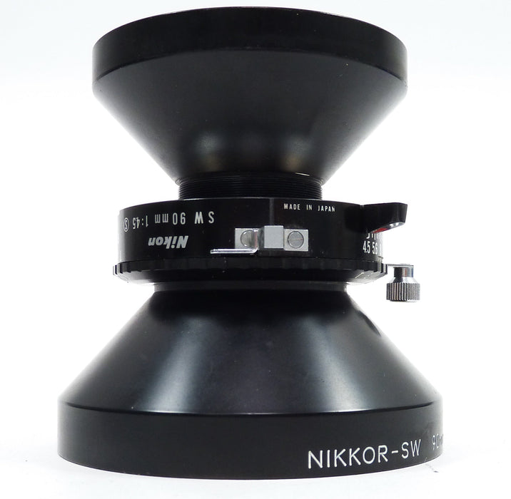 Nikon Nikkor-SW 90mm F4.5 Lens with Copal 0 Shutter and Board