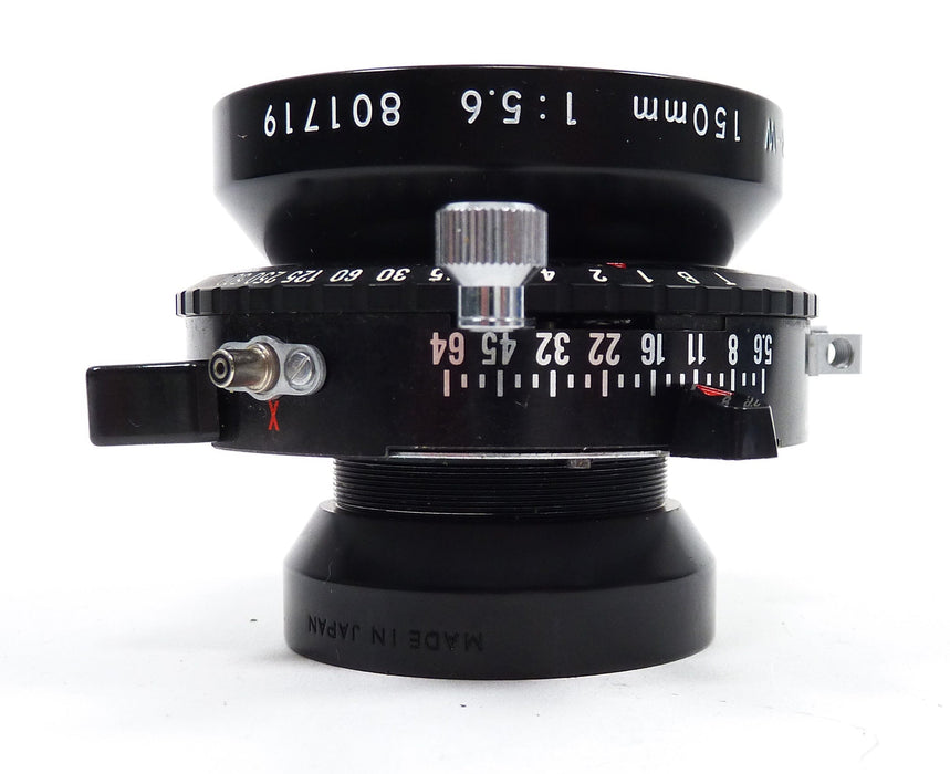 Nikon Nikkor-W 150mm f5.6 Lens on Sinar 5.5" x 5.5" Lens Board