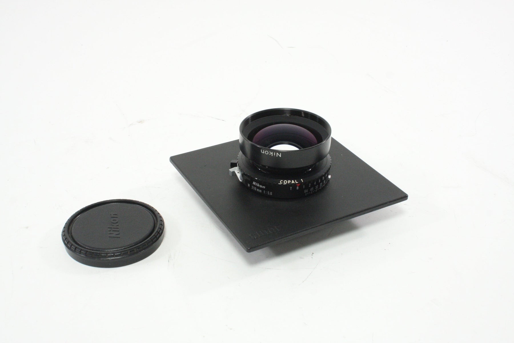 Nikon Nikkor-W 210mm f/5.6 Large Format Lens with Sinar 5.5"x5.5" Lens Board with Copal 1 Shutter