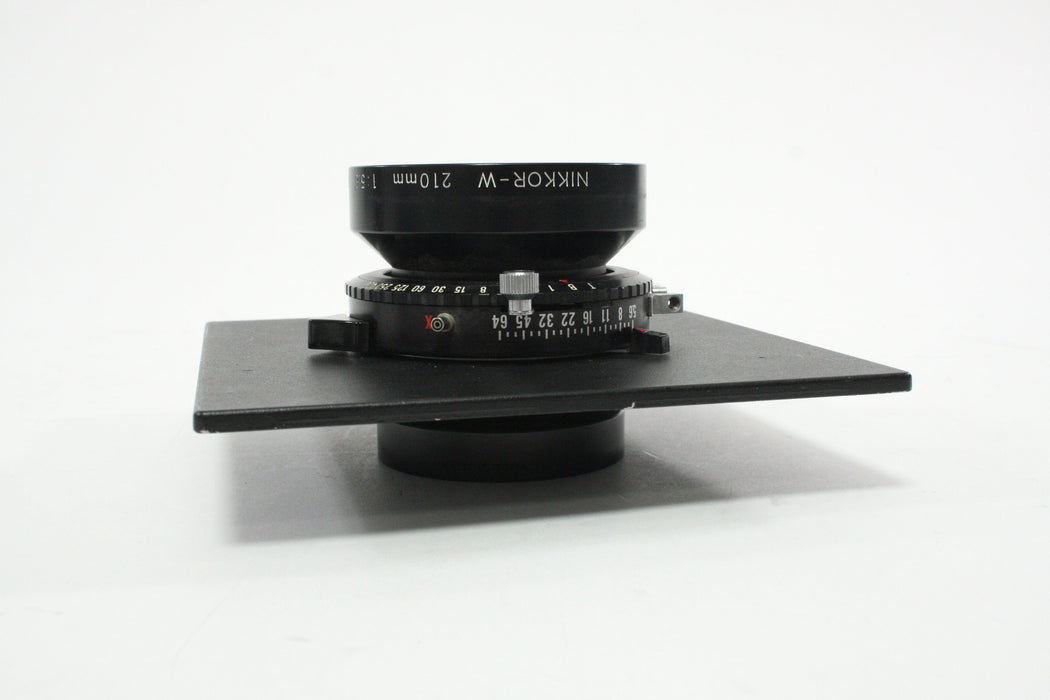 Nikon Nikkor-W 210mm f/5.6 Large Format Lens with Sinar 5.5"x5.5" Lens Board with Copal 1 Shutter