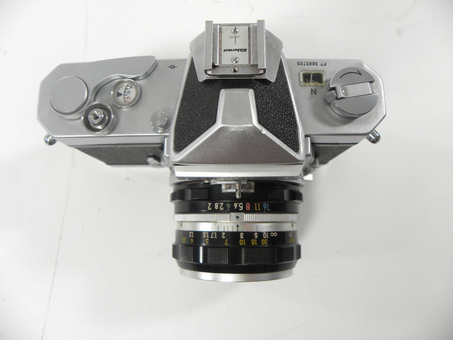 Nikon Nikkormat FTN 35mm SLR with 50mm f/2 Nikkor-H Auto Lens