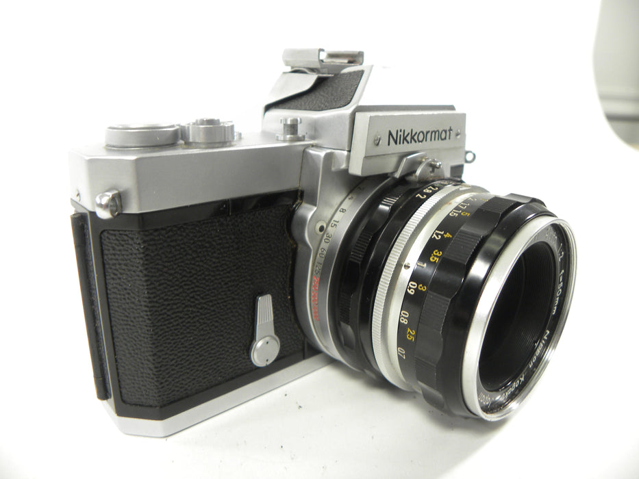 Nikon Nikkormat FTN 35mm SLR with 50mm f/2 Nikkor-H Auto Lens