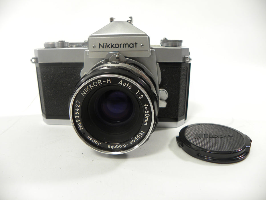 Nikon Nikkormat FTN 35mm SLR with 50mm f/2 Nikkor-H Auto Lens