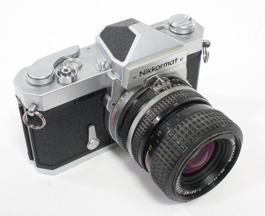 Nikon Nikkormat FT 35mm SLR Camera w/Nikon 35-70mm f/3.5-4.5 Lens