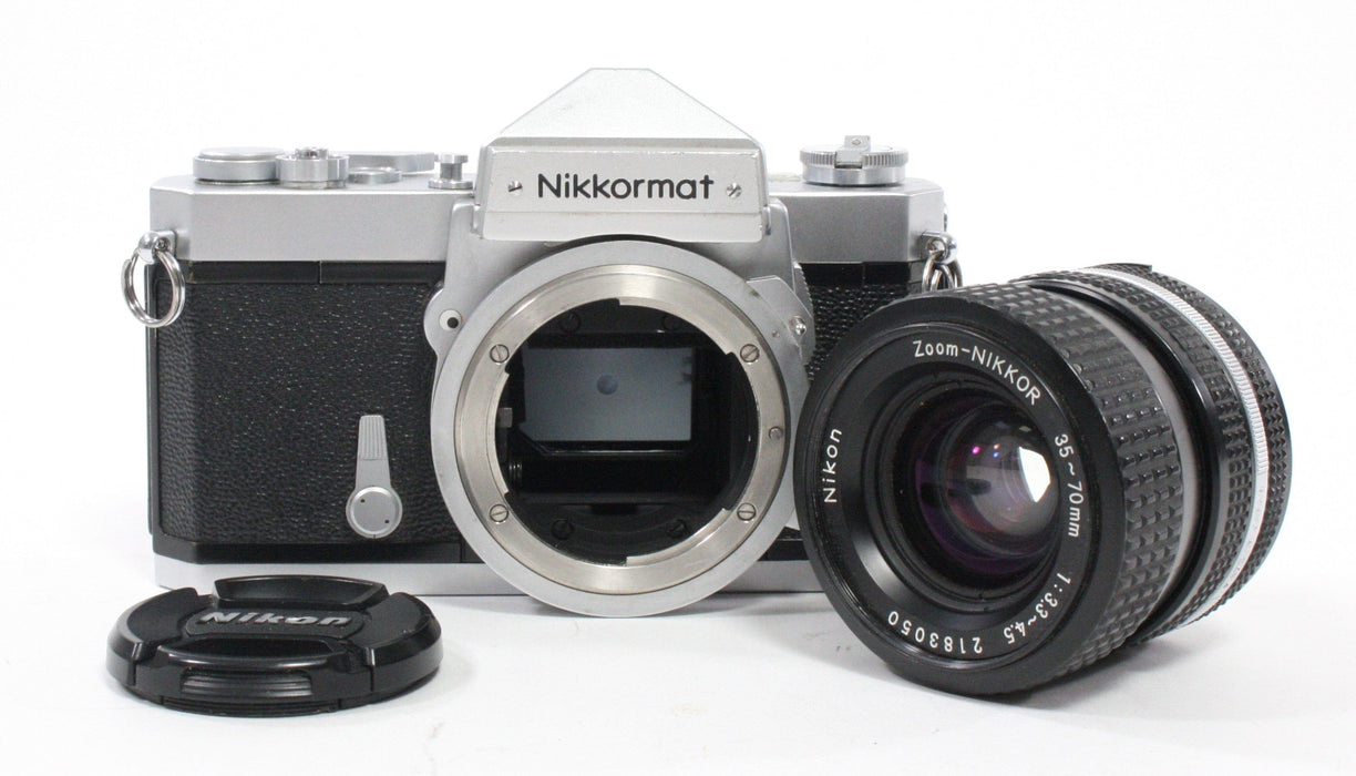 Nikon Nikkormat FT 35mm SLR Camera w/Nikon 35-70mm f/3.5-4.5 Lens