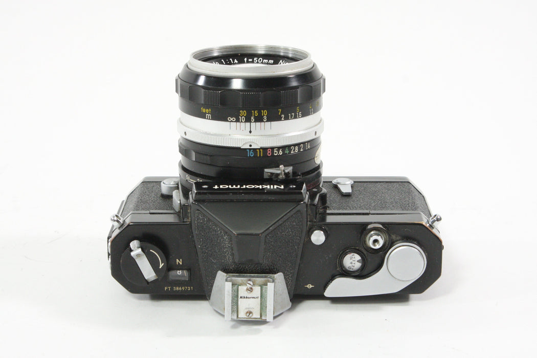 Nikon Nikkormat FT Black w/Nikkor-S 50mm  F1.4 Non-AI