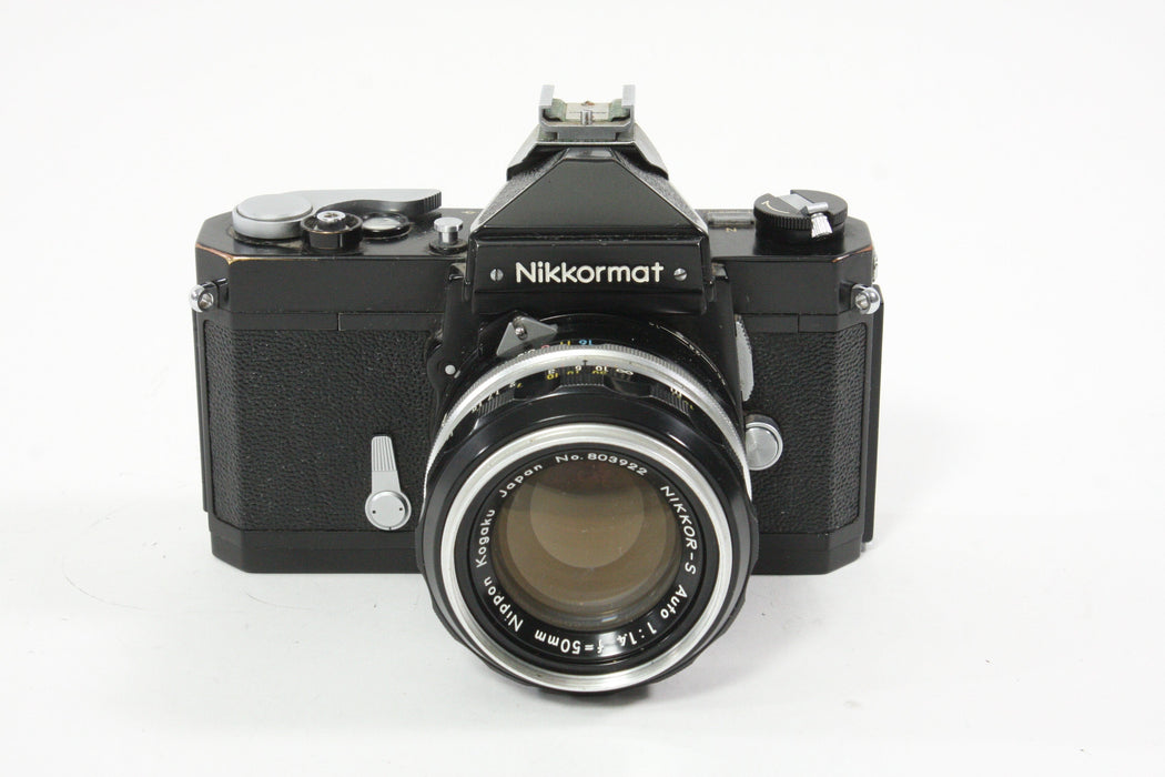 Nikon Nikkormat FT Black w/Nikkor-S 50mm  F1.4 Non-AI