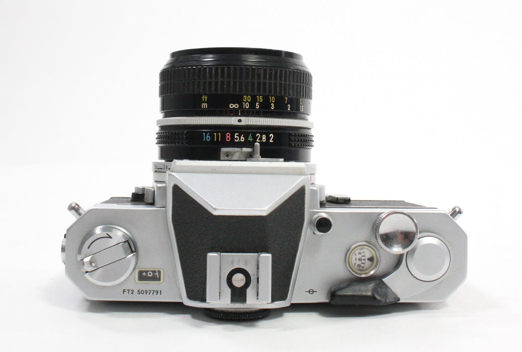 Nikon Nikkormat FT2 SLR 35mm Camera with 50mm f/2 Lens