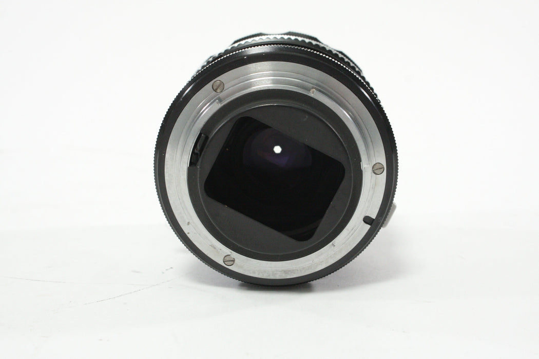 Nikon Nippon Kogaku 55mm f/3.5 Micro-Nikkor AI Lens for Nikon F with Adapter