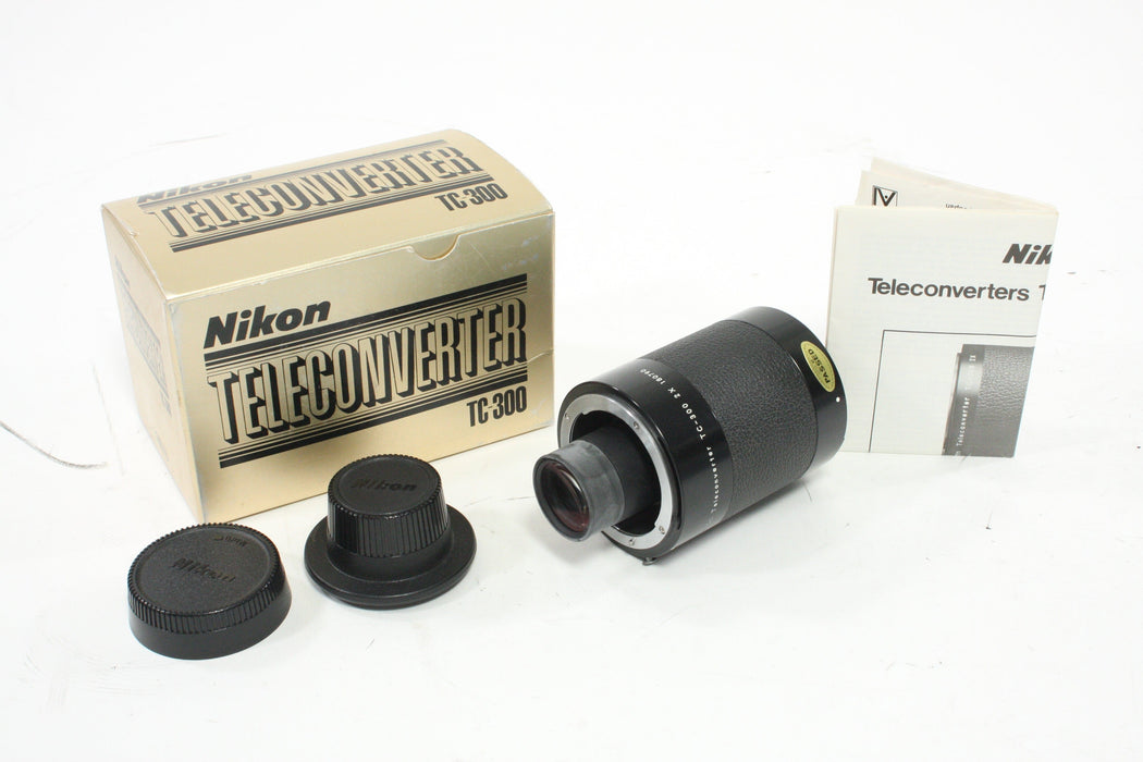 Nikon Teleconverter TC-300 2X for Nikon AI Lenses with a Focal Length of over 300mm.