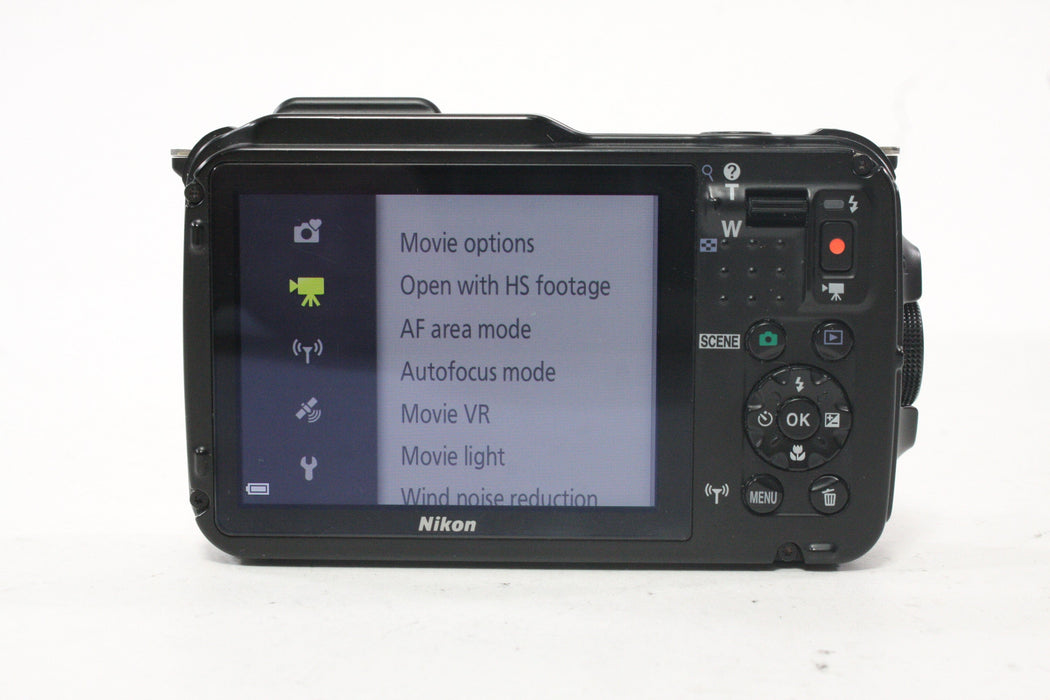 Nikon Waterproof Coolpix AW120 Digital Point-and-Shoot Camera 5x Zoom (Orange)