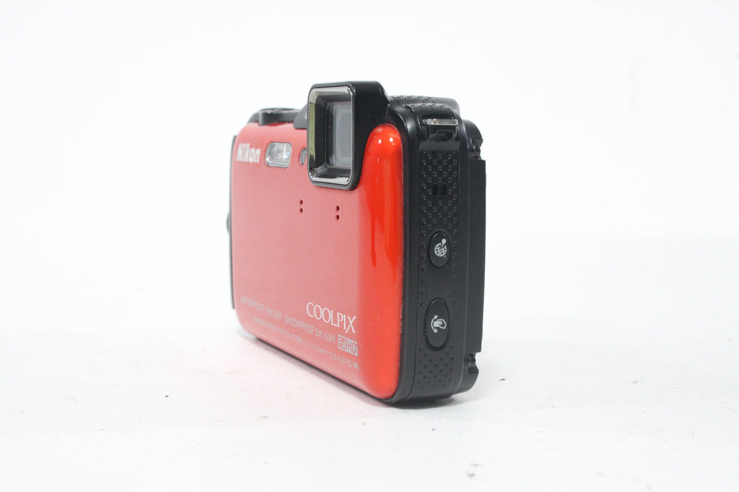 Nikon Waterproof Coolpix AW120 Digital Point-and-Shoot Camera 5x Zoom (Orange)