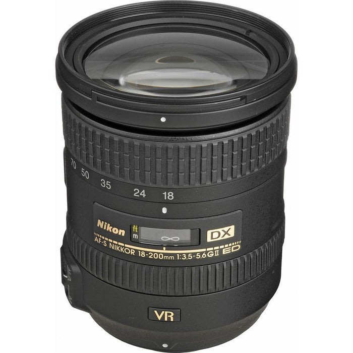 Nikon 18-200mm f/3.5-5.6G ED AF-S DX VR II Lens