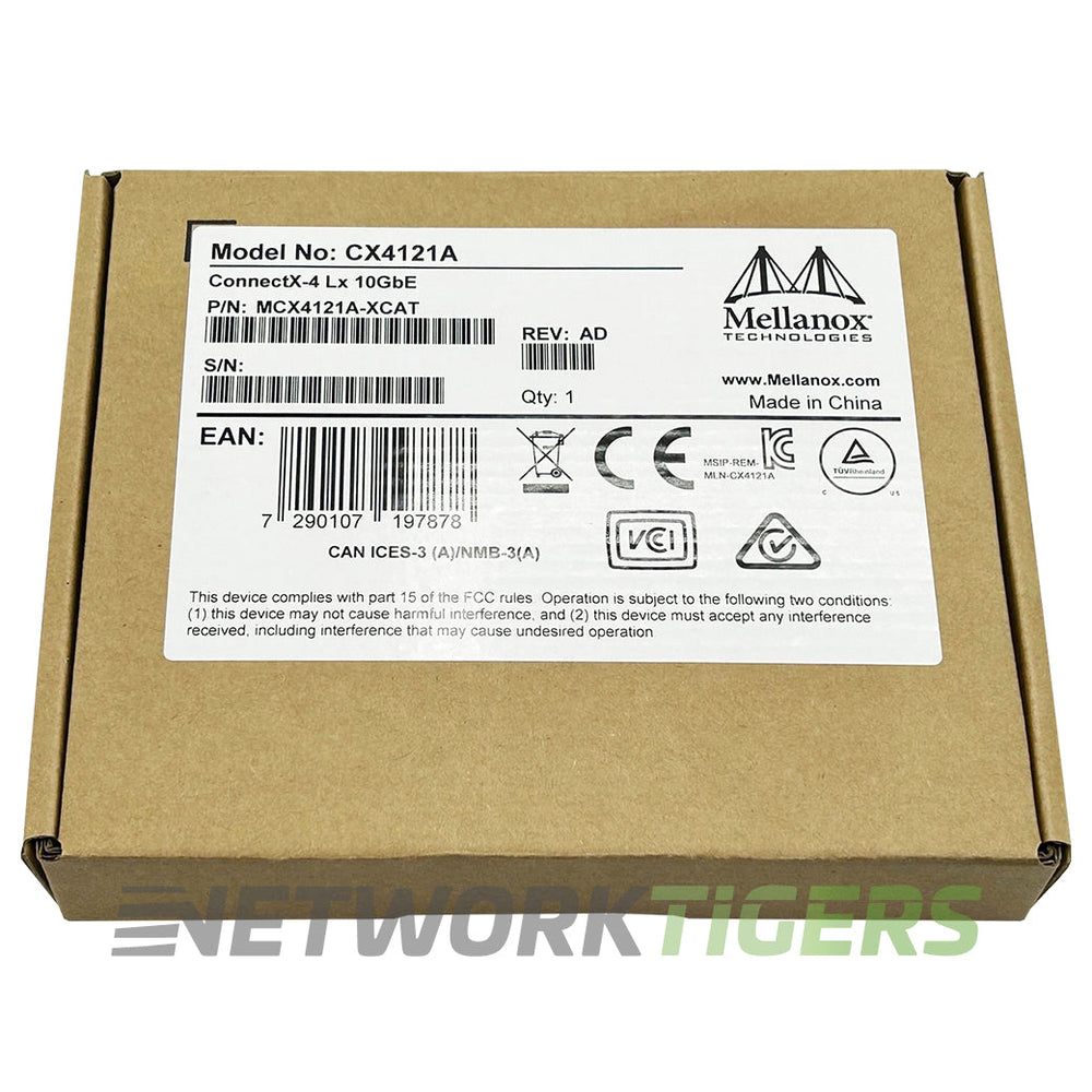NEW nVidia Mellanox MCX4121A-XCAT ConnectX-4 LX 2x 10GB SFP+ PCIe 3.0 x8 NIC