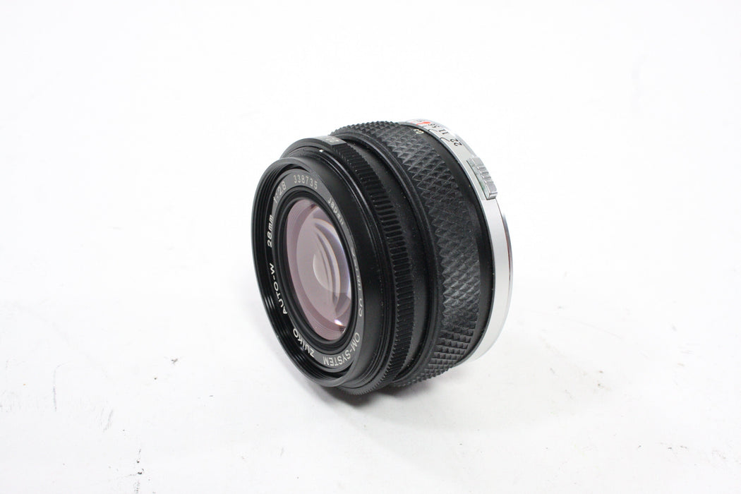 Olympus 28mm f/2.8 Auto-W Lens for OM Mount