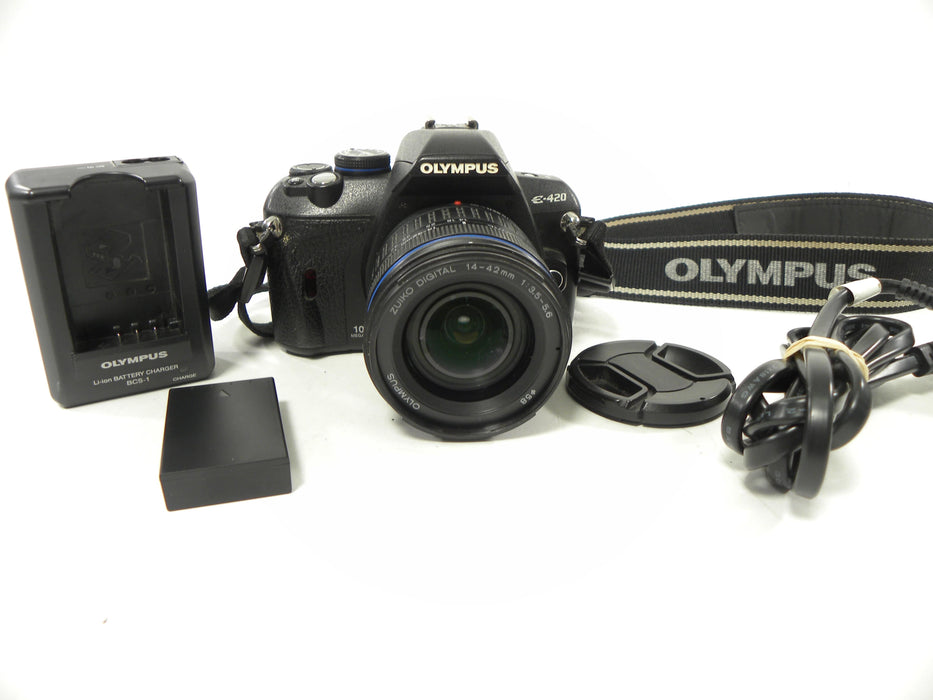 Olympus E-420 10.0mp Digital SLR w/Zuiko 14-24mm f3.5-5.6