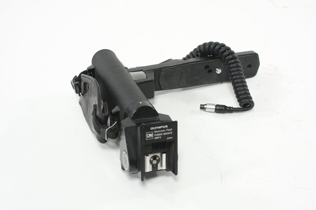 Olympus Electronic Power Bounce Grip 2 with PC Cable and 5 Pin Cable
