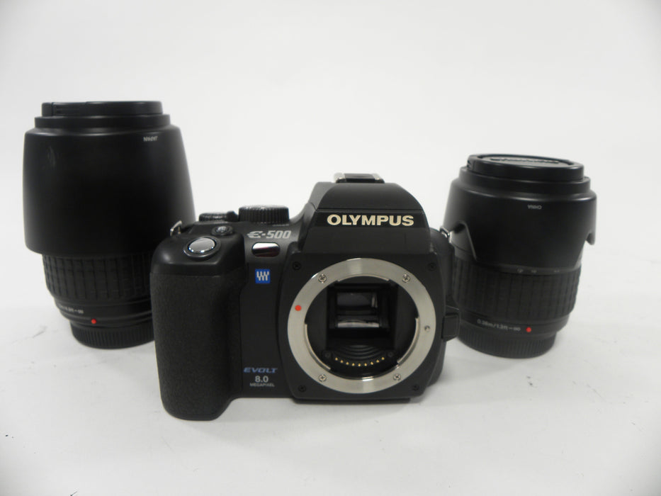 Olympus Evolt E-500 8.0mp Digital Dual Lens Kit