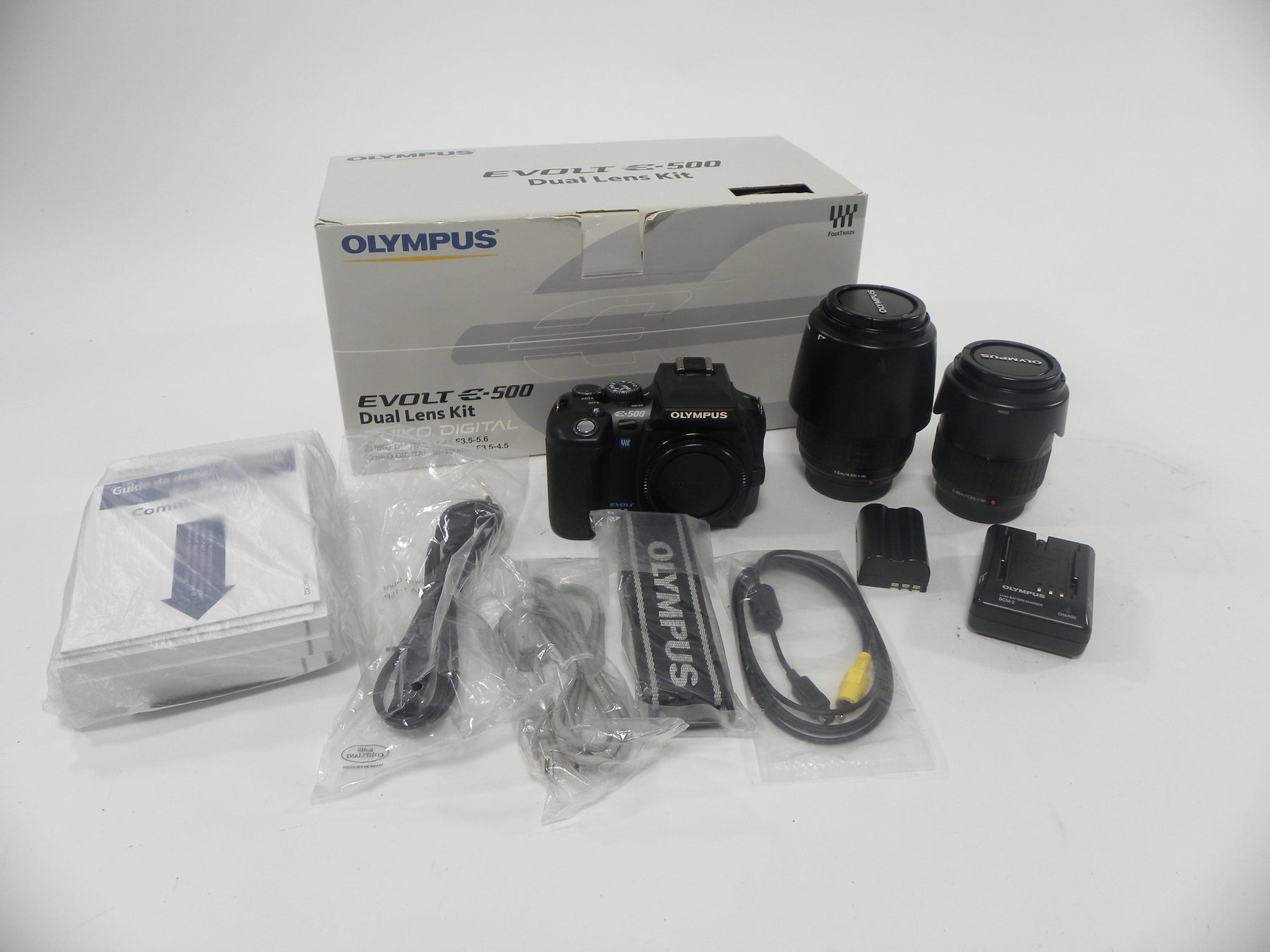 Olympus Evolt E-500 8.0mp Digital Dual Lens Kit