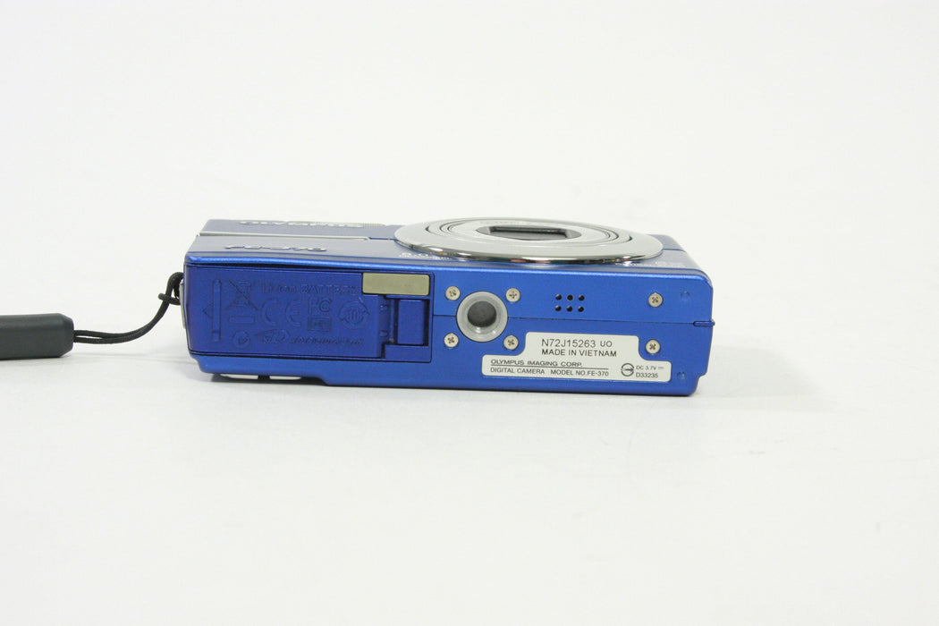 Olympus FE-370 Digital Point and Shoot Camera - 8MP (Blue)