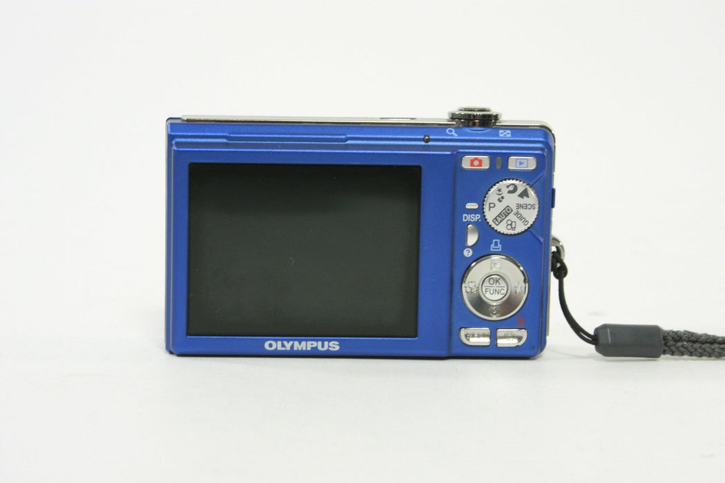 Olympus FE-370 Digital Point and Shoot Camera - 8MP (Blue)