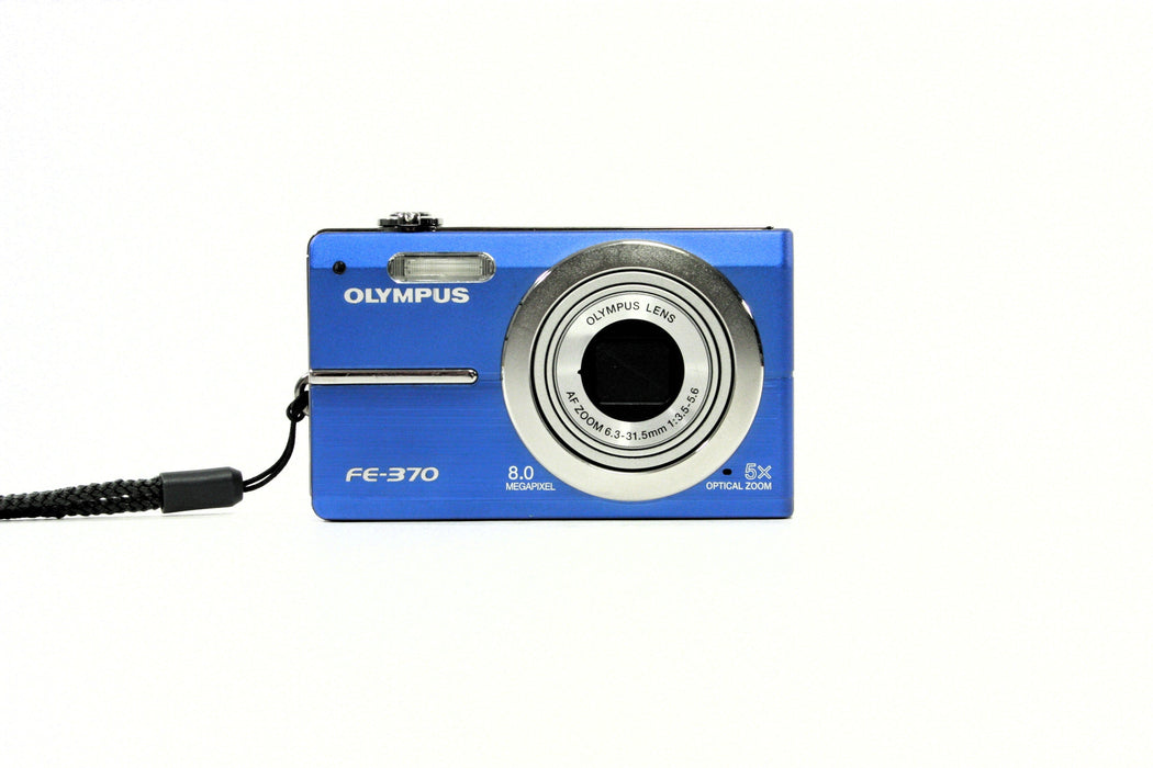 Olympus FE-370 Digital Point and Shoot Camera - 8MP (Blue)