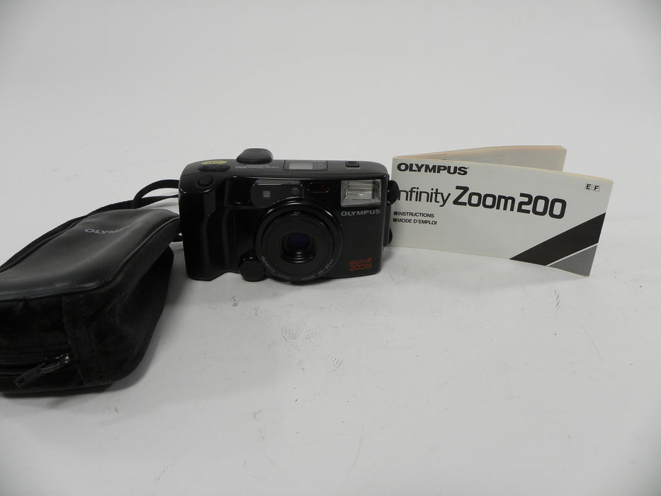 Olympus Infinity 200 Quartz Date 35mm Point-and-Shoot Camera