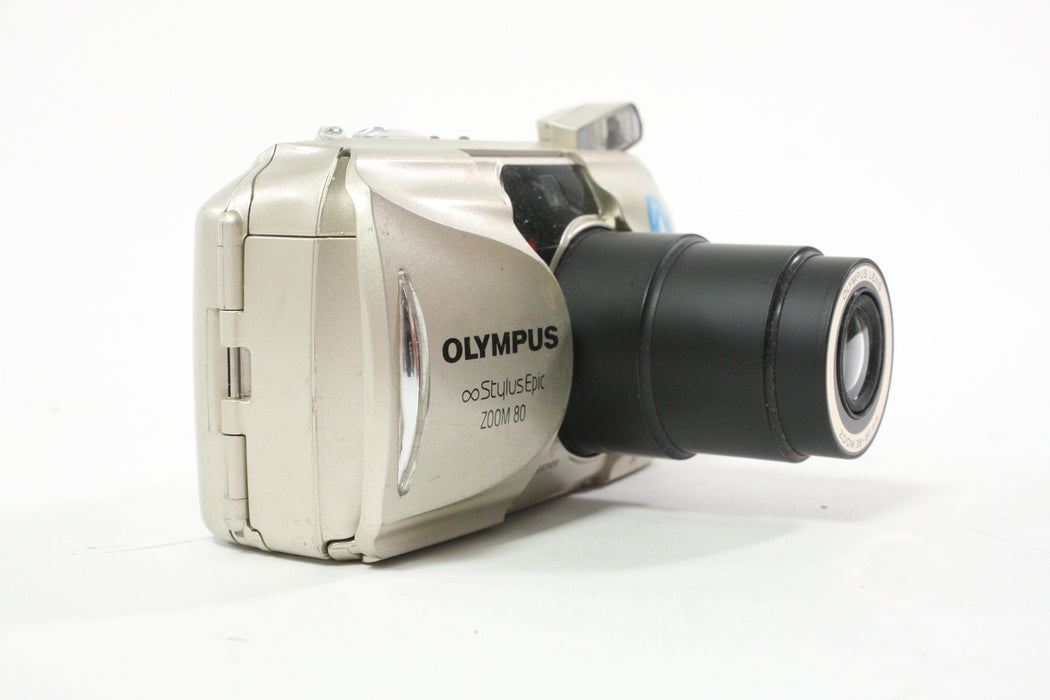 Olympus Infinity Stylus Epic Zoom 80 35mm Point-and-Shoot Camera
