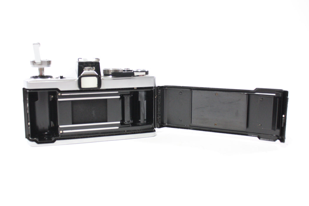 Olympus OM-1 35mm SLR Camera with 50mm f/1.8 Auto-S Lens for OM Mount