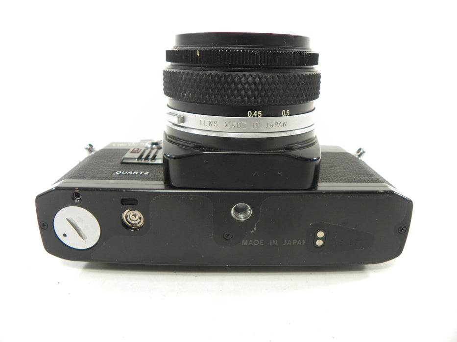 Olympus OM-10 35mm SLR (Black) w/F. Zuiko Auto-S 50mm f1.8